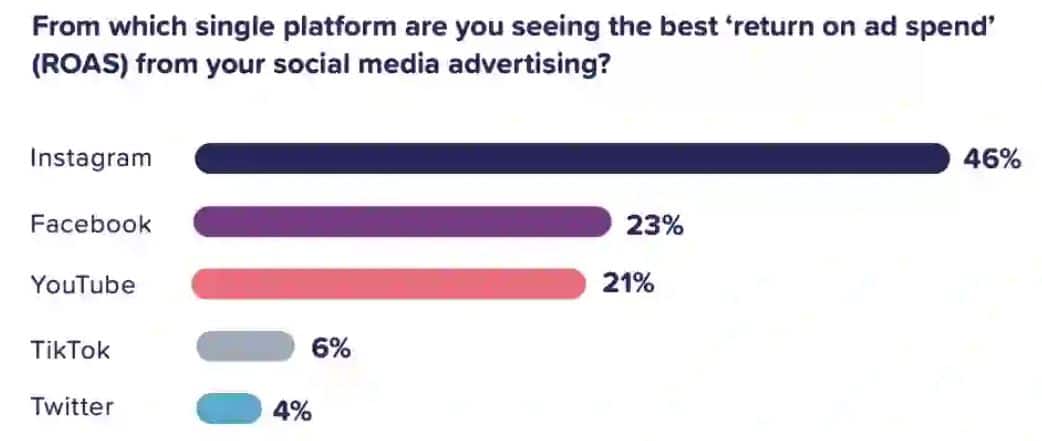Best Return On Ad Spend (ROAS) By Social Media Platform