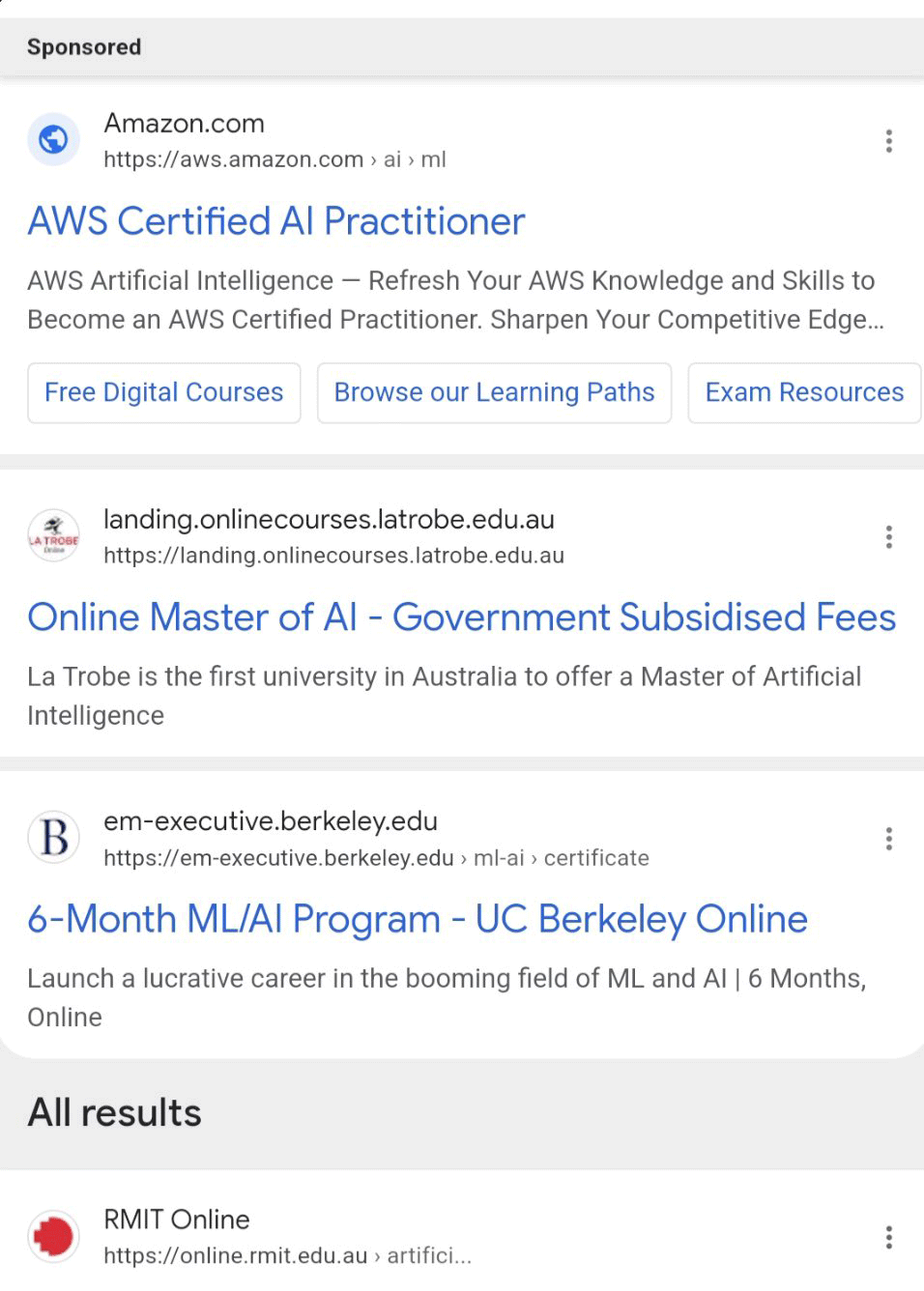 Google Ads Sticky Header Test
