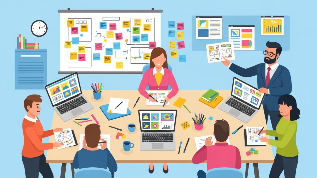 Miro: Visual Collaboration for Content Planning