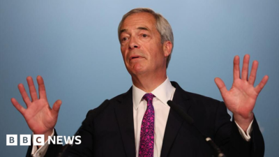 Nigel Farage defends Reform advert after racism claims – BBC