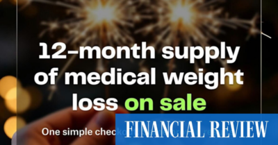 Weight-loss ad blitz prompts warning from doctors – AFR