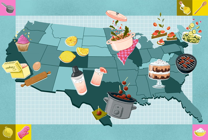 Allrecipes Allstar Landing Page Map and Stats Animation – Yahoo