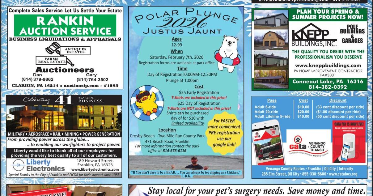 Winter Business Directory pg 2 – The Derrick