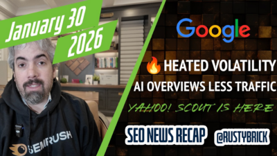 Search News Buzz Video Recap: Google Rank Volatility Heated, AI Overviews To Send Less Traffic, Opt Out Of It, Yahoo Scouts & Bing AI Performance Report – Search Engine Roundtable