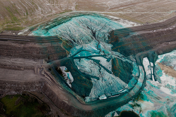 Nearby landholders and farmers have reported plumes of dust rising from the mine's tailings...