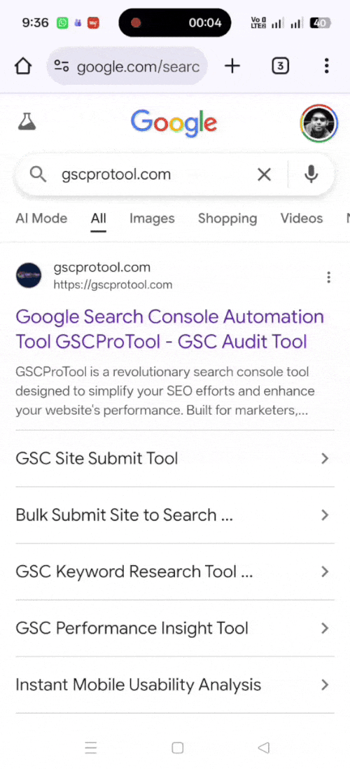 Google Tests 10 Sitelinks