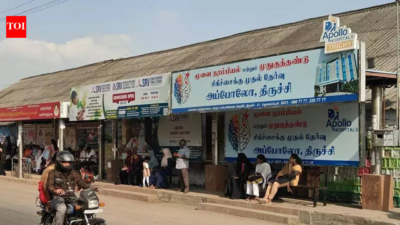 Ads swarm Trichy bus shelters, thwart info display – The Times of India