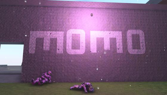 "MOMO" graffiti – UGC – Halo Infinite – Halo Waypoint