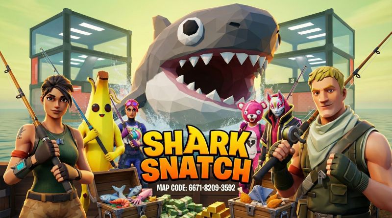 Shark Snatch marca parceria internacional e chega ao Fortnite – Pizza Fria