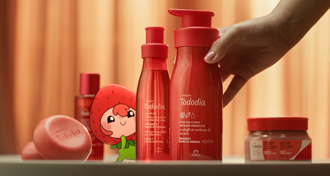 Natura apresenta nova linha Tododia Morango e Baunilha Dourada – Publicitários Criativos