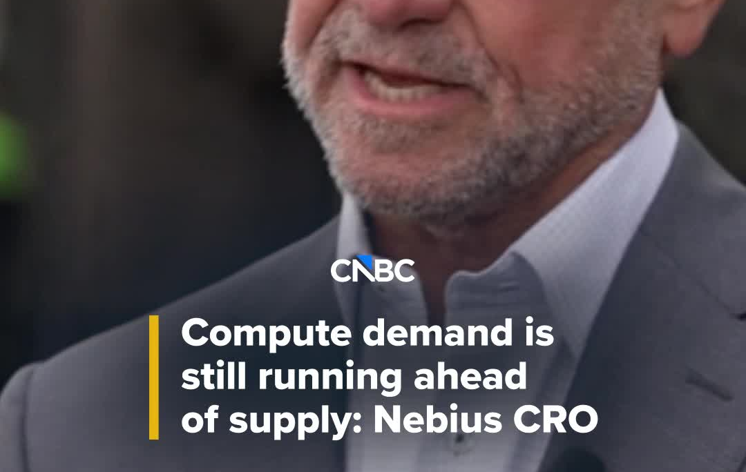 Compute demand is still running ahead of supply: Nebius CRO – CNBC