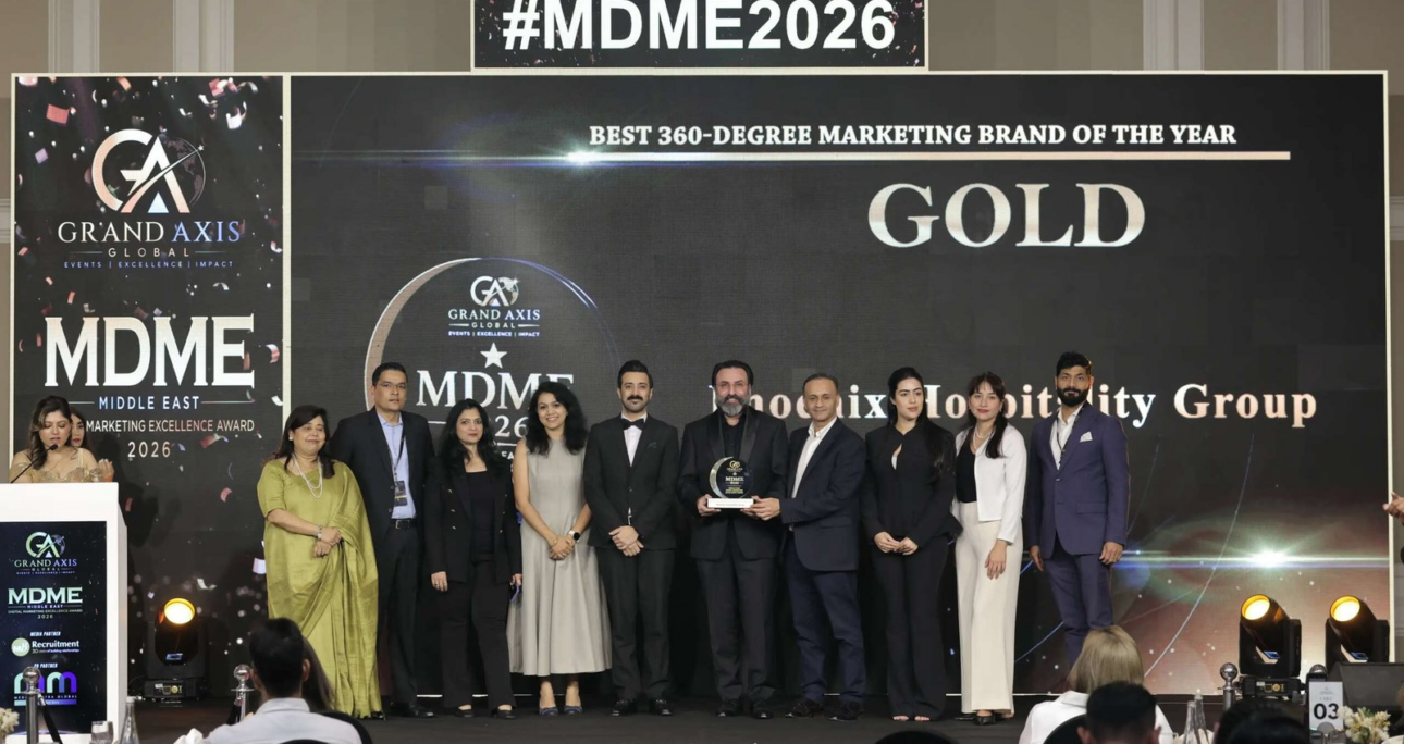 Phoenix Hospitality Wins Best 360-degree Marketing Brand at Middle East Digital Marketing Awards 2026 – Biz Today