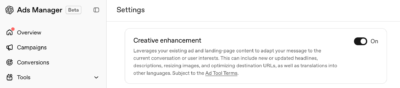 OpenAI Auto Enabling Creative Enhancements In ChatGPT Ads – Search Engine Roundtable