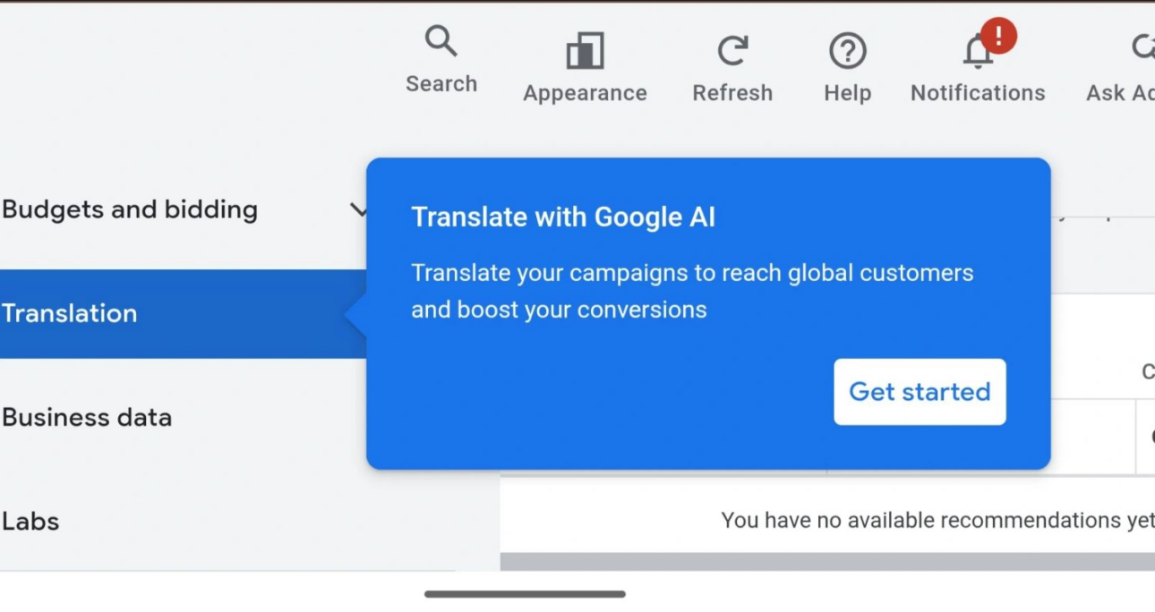 Google Ads New Translation Tool – Search Engine Roundtable