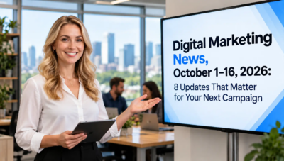 Digital Marketing News, October 1–16, 2026: 8 Updates That Matter for Your Next Campaign – ALM Corp
