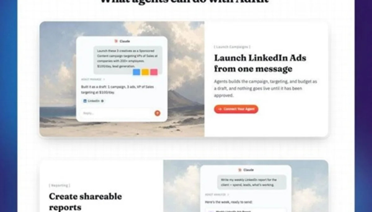 AdKit Expands LinkedIn Ads MCP, Bringing AI Agents to B2B Advertising – Yahoo Finance